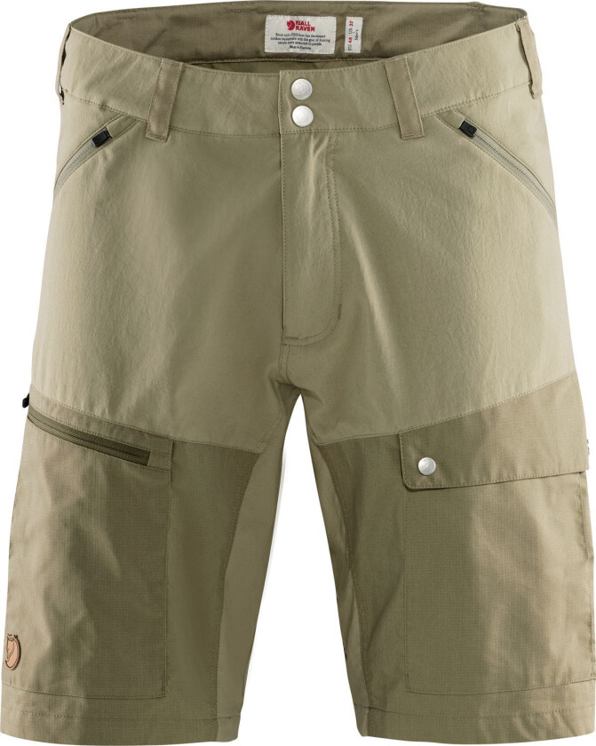 Abisko Midsummer Shorts Herre Savanna/Light Olive 50