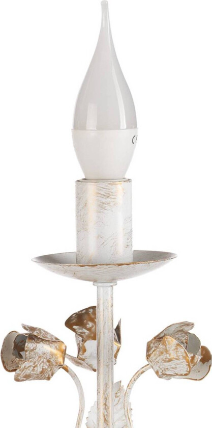 Carolina bordlampe, elfenbensfarget, 1 lyskilde, jern