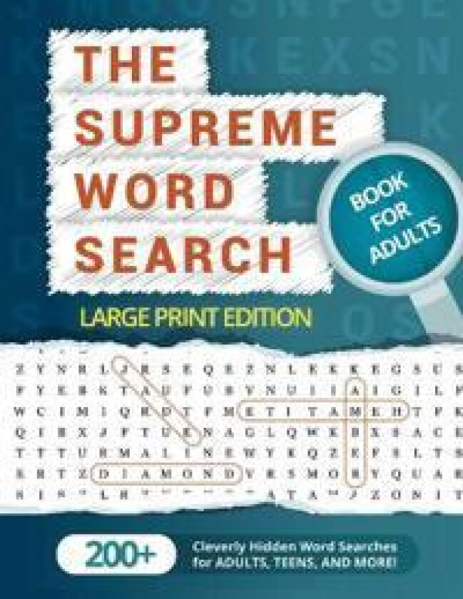 The Supreme Word Search Book for Adults - Large Print Edition