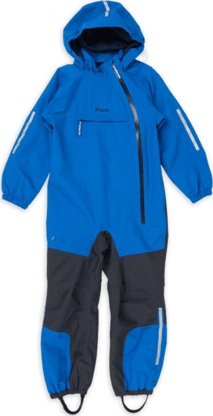 Bergans Kid's Lilletind Coverall Olympic Blue/dark Shadow Grey