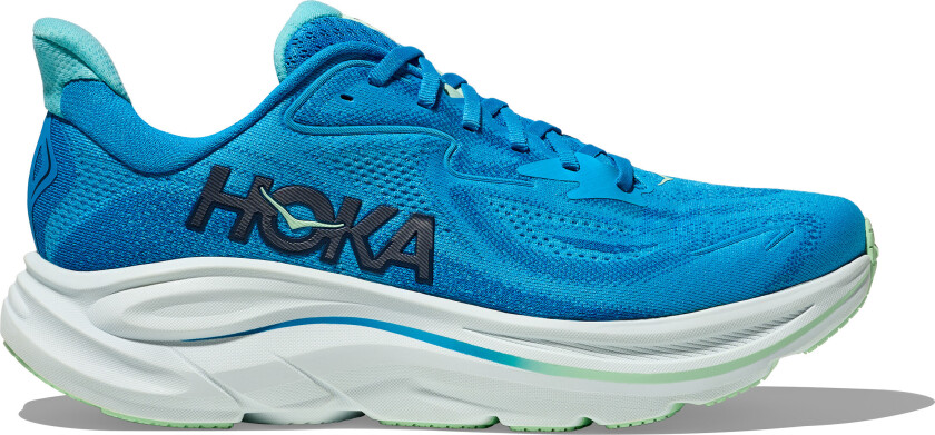 Clifton 10 Wide Herre Hoka Blue/Skyward Blue 44 2/3