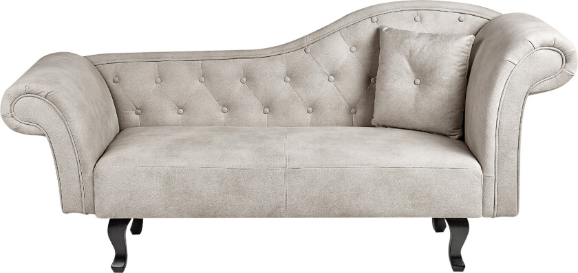 Lattes Sjeselong 192 cm Høyre - Beige