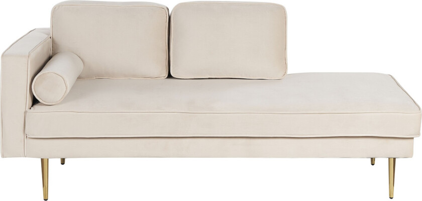 Topo Sjeselong 171 cm Venstre - Beige/Gull