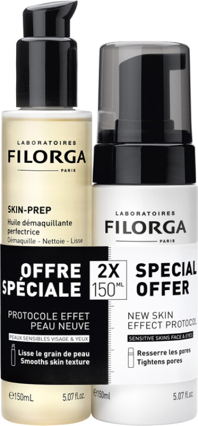 Filorga Skin-Prep Duo Cleansing Oil & Cleansing Foam (300 ml)