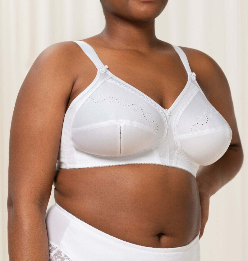 Doreen + Cotton 01 N BH uten spiler, hvit, Størrelse: 80J, Kvinner