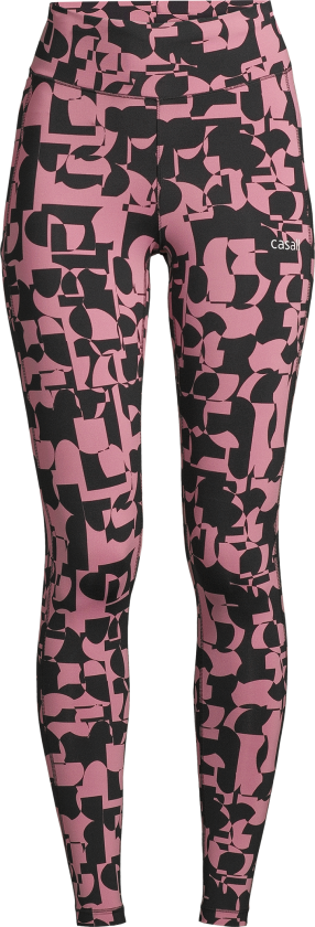 Women's Iconic Printed 7/8 Tights 38, Echo Pink