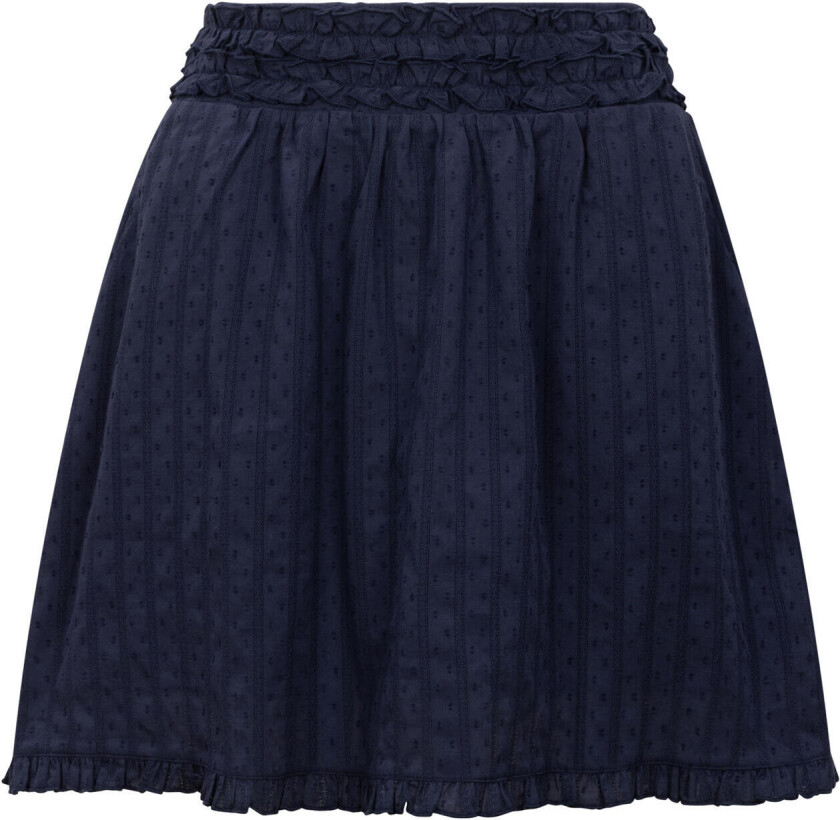 Ailin Skirt Navy XL Skirt with ruffles