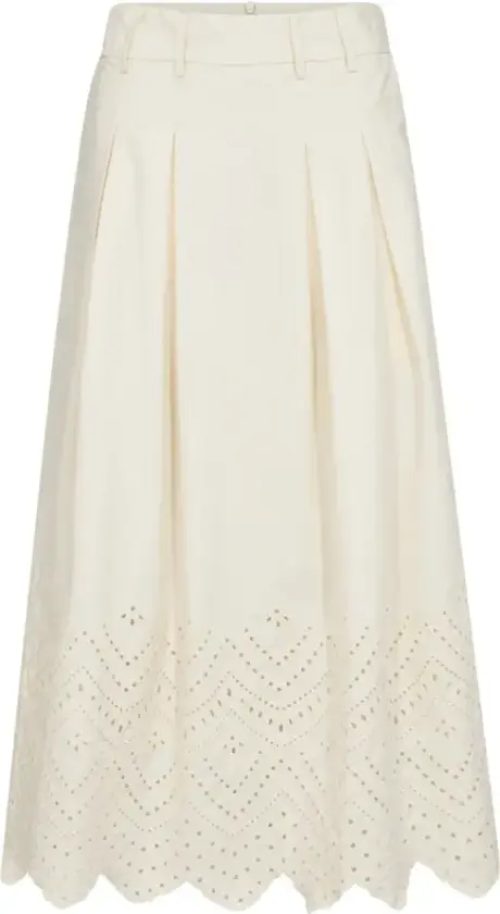 Dame, Skjørt, Beige, S