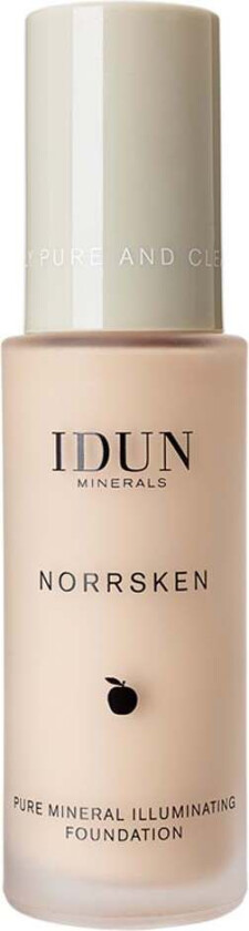 Norrsken Pure Mineral Illuminating Foundation, Saga, Lys, 30 ml