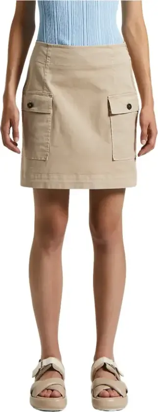 Dame, Skjørt, Beige, S