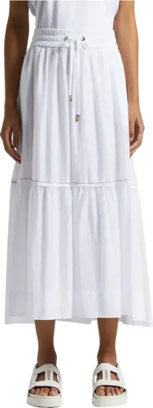 Dame, Skjørt, Hvit, XL