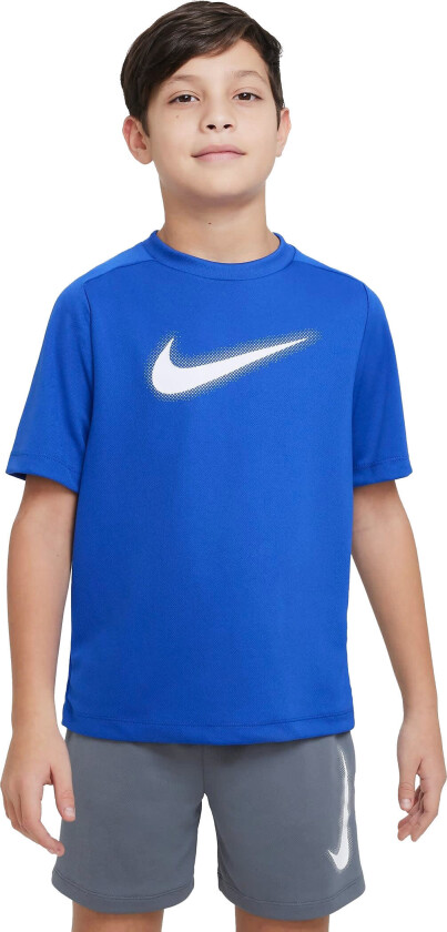 Dri-Fit Multi+ T-Shirt Junior Game Royal/White S (8-10)