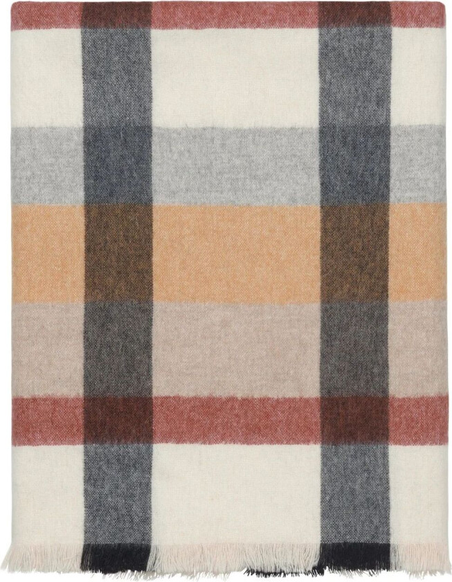 Intersection pledd 130x190 cm Rusty red-grey
