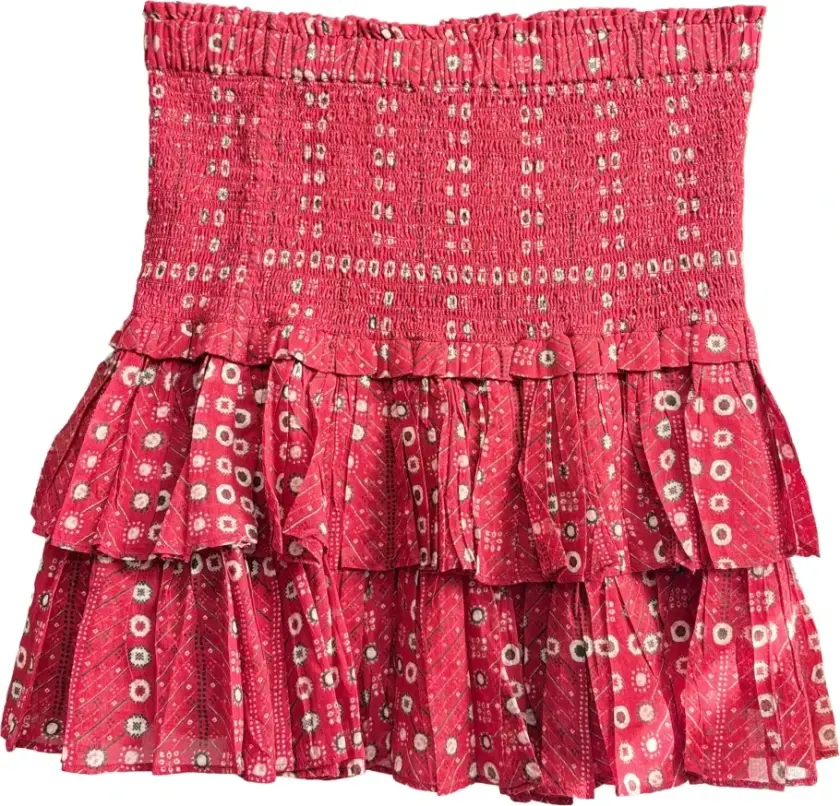 Dame, Skjørt, Rød, L