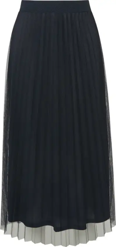 Dame, Skjørt, Blå, 2XL