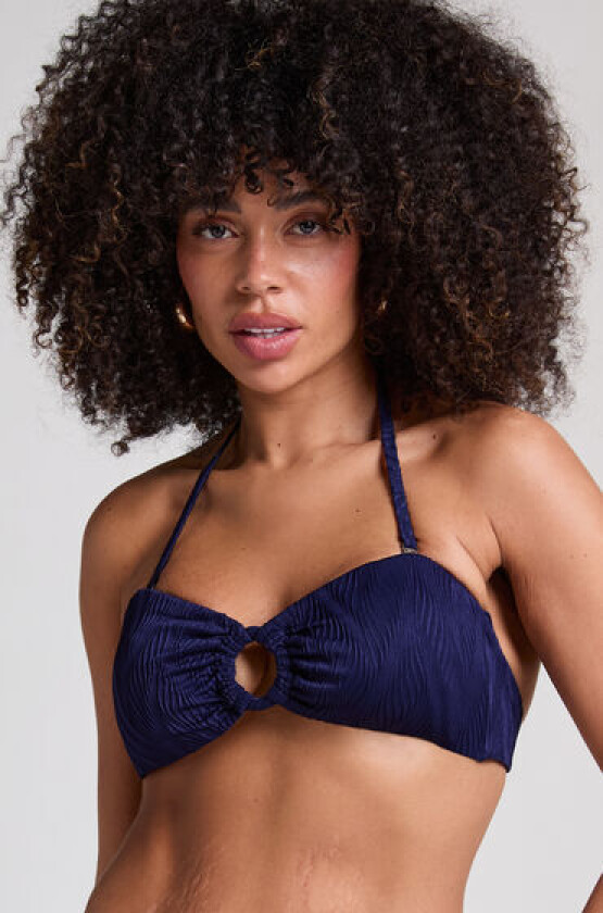 Cozumel Bandeau Bikinitopp Blå