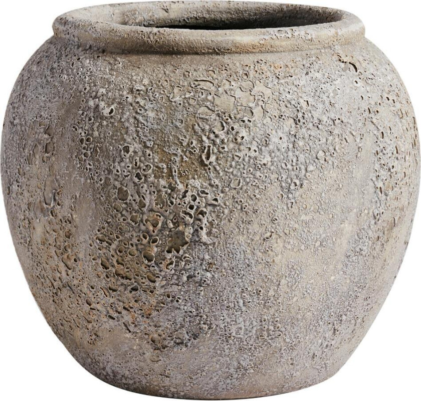 MUUBS Luna krukke h25 cm Ø29 cm Grå