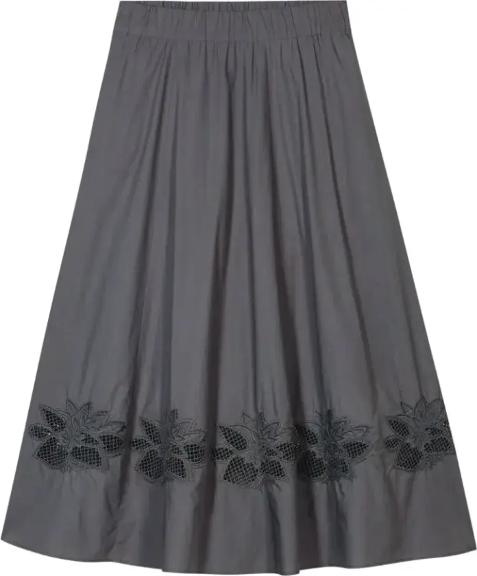 Dame, Skjørt, Grå, L