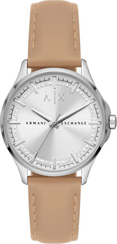 Lady Hampton AX5259 - Kvarts - Sølv - Dameklokker - Skinn - Mineral