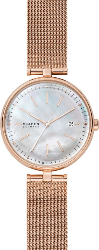 Karolina SKW2980 - Kvarts - Rosegull - Dameklokker - Meshlenke - Mineral