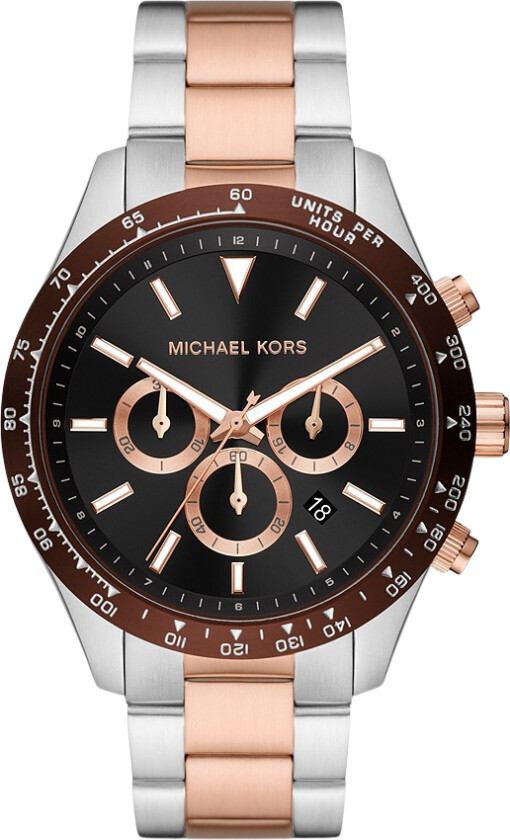 Layton MK8913 - Kvarts - Sølv - Herreklokker - Rustfritt stål - ledd m/pin - Mineral