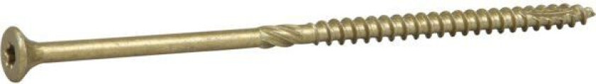 ESSDRIVE Treskrue 5 mm Ø, forsenket, CorrSeal 120 mm, 100-pakning