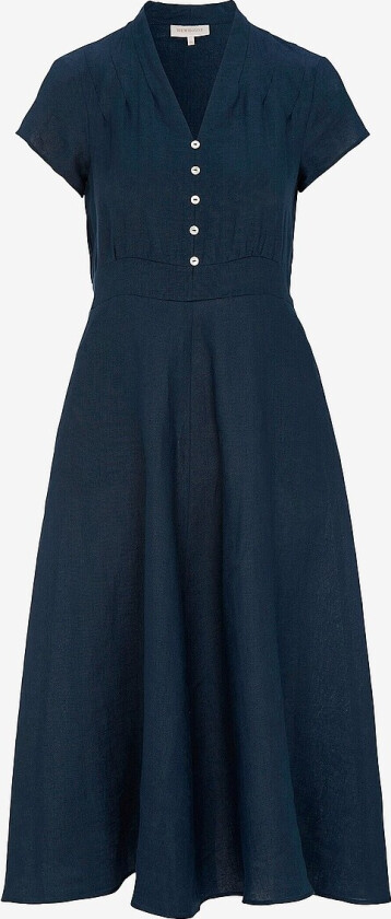 Smock-kjole Linen - Blå