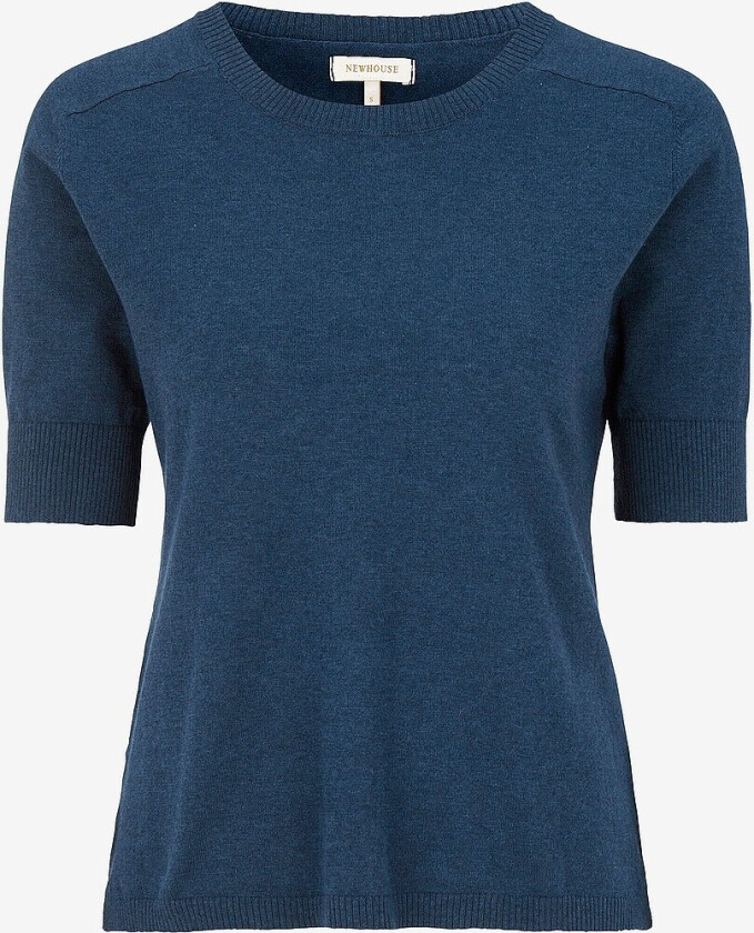Strikket topp Esmeralda - Blå