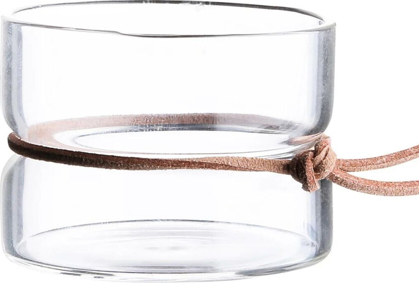 Telysholder H6cm Ø6cm Klar