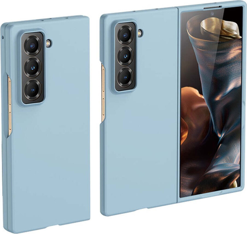 Samsung Galaxy Z Fold Special Hard Plast Deksel - Lyseblå