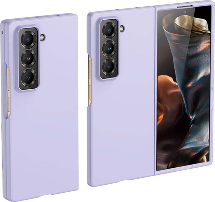 Samsung Galaxy Z Fold Special Hard Plast Deksel - Lavendel
