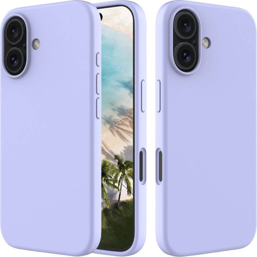 iPhone 16 Plus Fôret Silikon Deksel - Lavendel