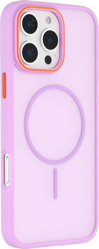 iPhone 16 Pro Max Matt Hybrid Plast Deksel - MagSafe Kompatibel - Rosa