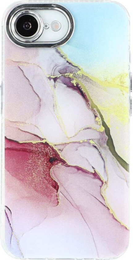 iPhone 16e Hybrid Deksel med Marmordesign - Multi