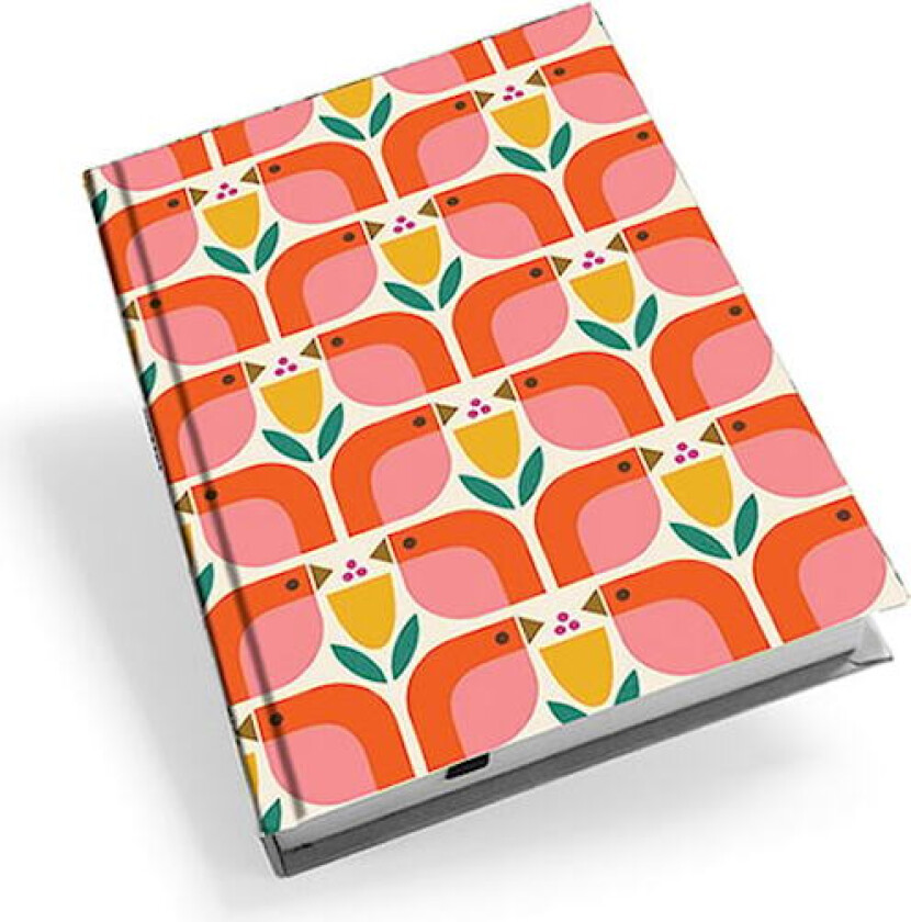 Notatbok A5 Fugler & Tulipaner KATE RHEES