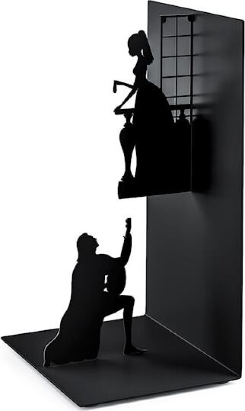 Bookend Romeo & Juliet Black Metal Balvi