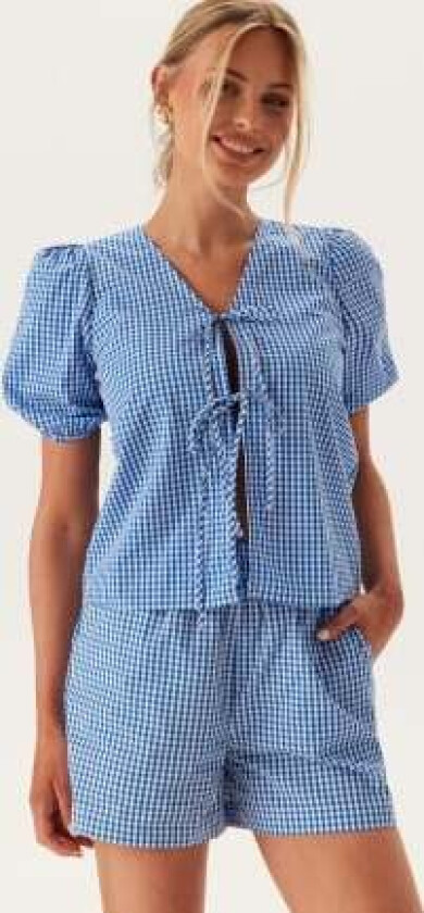 Visonja Hw Shorts Mazarine Blue Checks:white Che 34