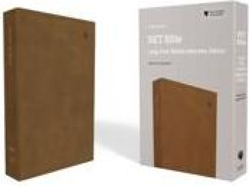 NET Bible, Thinline Reference, Large Print, Leathersoft, Brown, Comfort Print