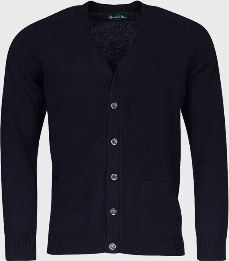 Cardigan Lambswool - Navy Blå M