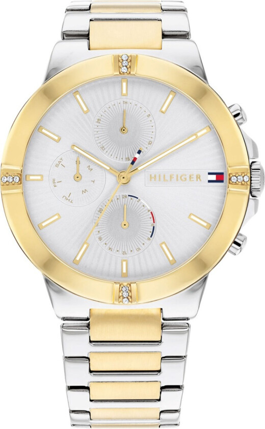 Talia 1782370 - Kvarts - Gull Krystal Sølv - Dameklokker - Rustfritt stål - ledd m/pin - Mineral
