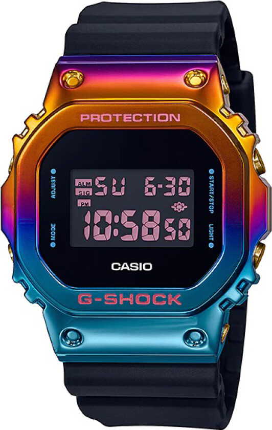 G-Shock Limited Edition GM-5600SN-1ER - Digital - Blå Bronse Lilla - Herreklokker - Resin - Mineral