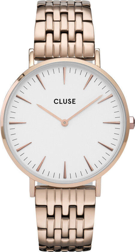 Boho Chic CW0101201024 - Kvarts - Rosegull - Dameklokker - Rustfritt stål - ledd m/pin - Mineral