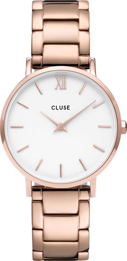 La Minuit CW0101203027 - Kvarts - Rosegull - Dameklokker - Rustfritt stål - ledd m/pin - Mineral