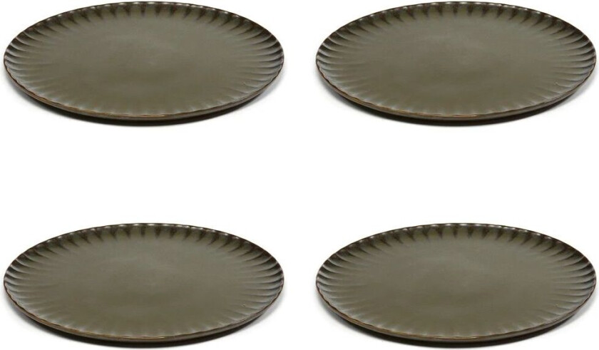 Inku tallerken XL Ø27 cm 4-pakn. Green
