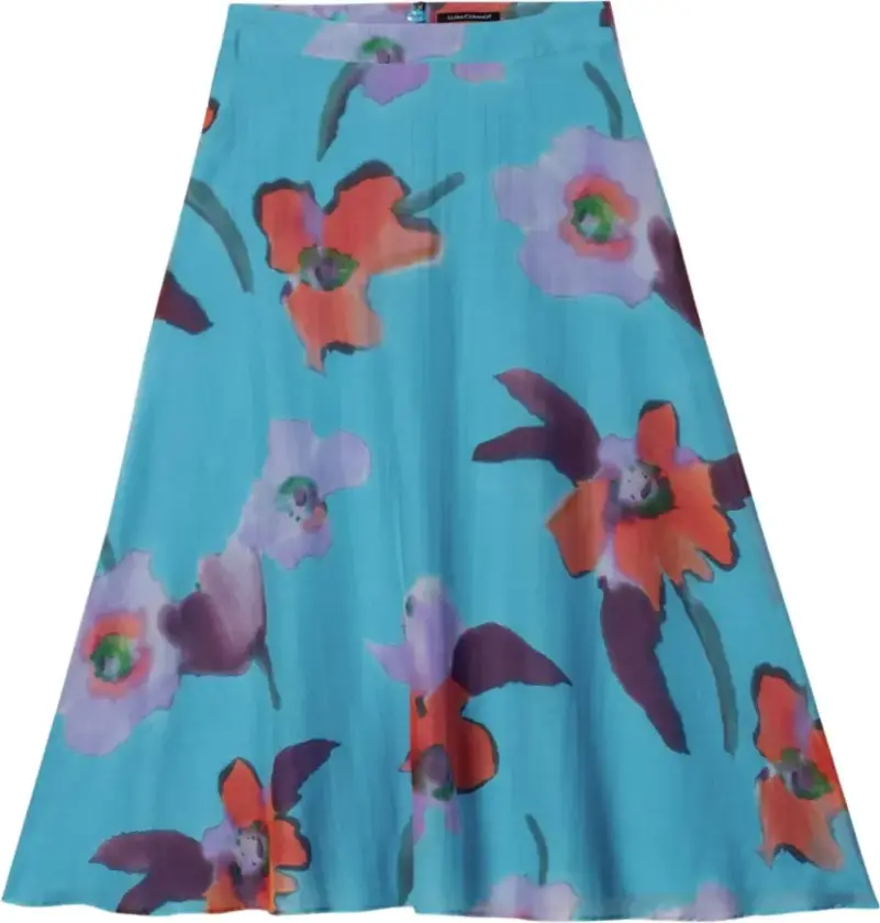 Dame, Skjørt, Blå, S