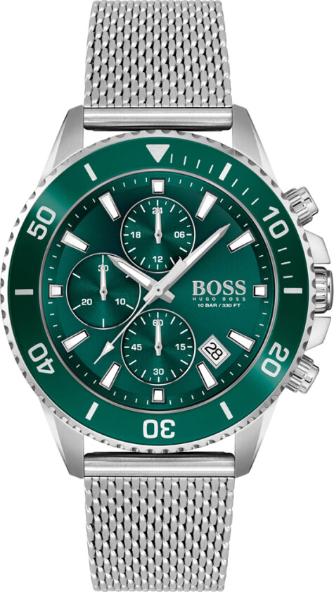 Admiral 1513905 - Kvarts - Sølv - Herreklokker - Meshlenke - Mineral