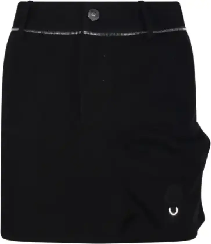 Dame, Skjørt, Svart, XS