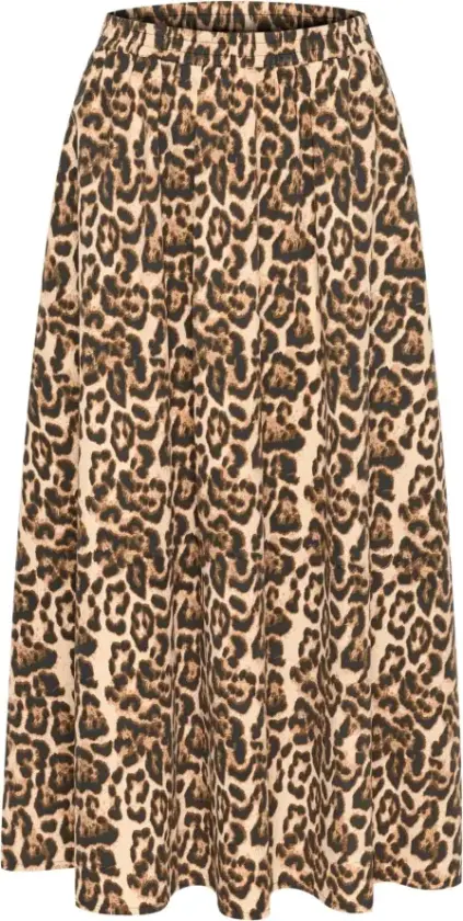 Dame, Skjørt, Brun, L