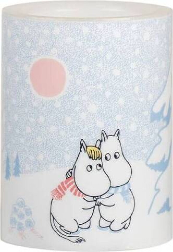 Moomin kubbelys LED 10 cm Let it snow