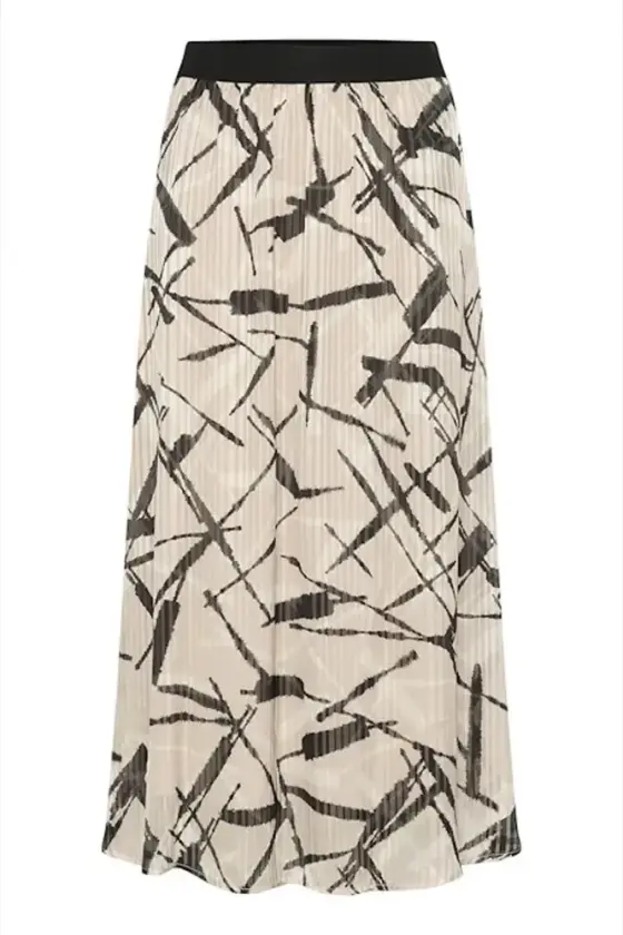 Dame, Skjørt, Flerfarget, XS